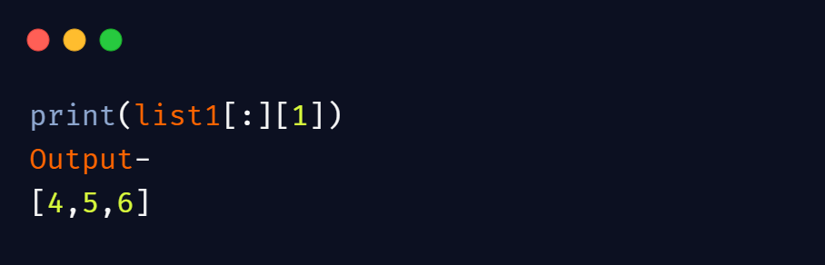 Retrieve values from a python 2d list by column 1