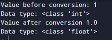 float() Function to convert int to float in Python