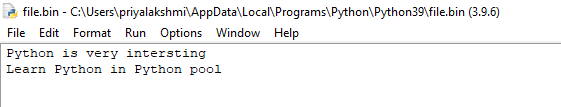 How to write ByteIO objects in a binary file?