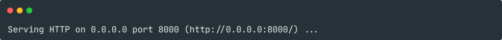 HTTP.server started