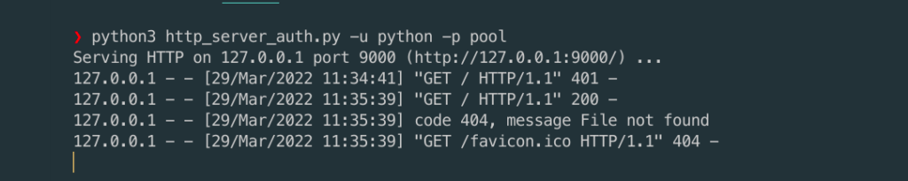 Server started at port 9000