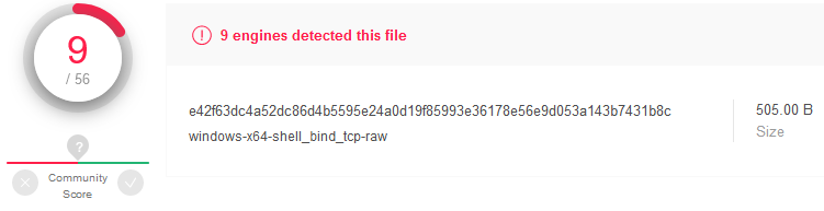 VT shellcode