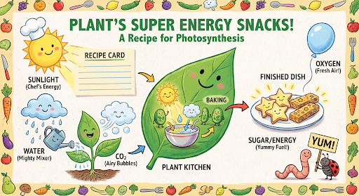 AI-generated infographic about photosynthesis