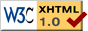 ATutor complies with XHTML 1.0 standards