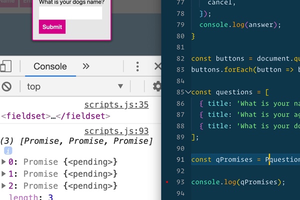 Async+Await Prompt UI
