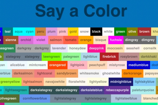 Web Speech Game