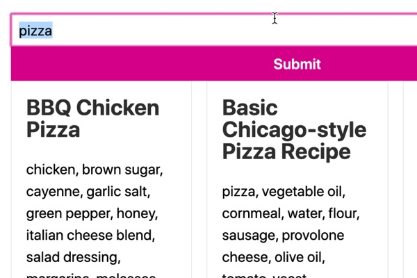 Recipe Search
