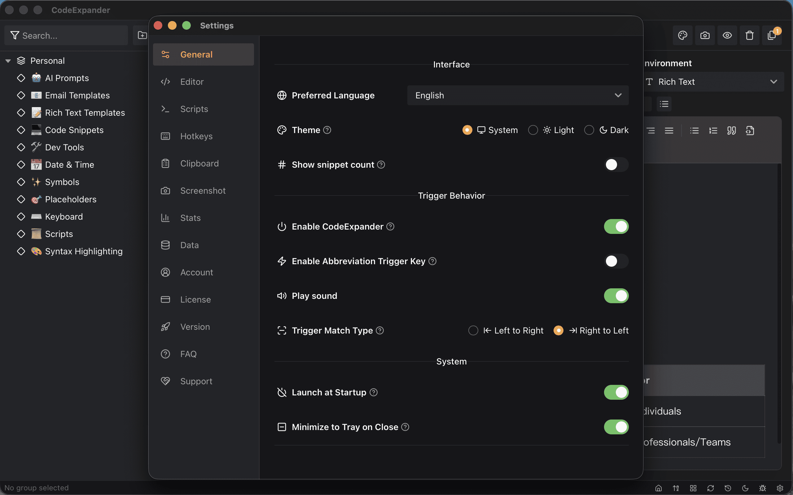Custom Configuration