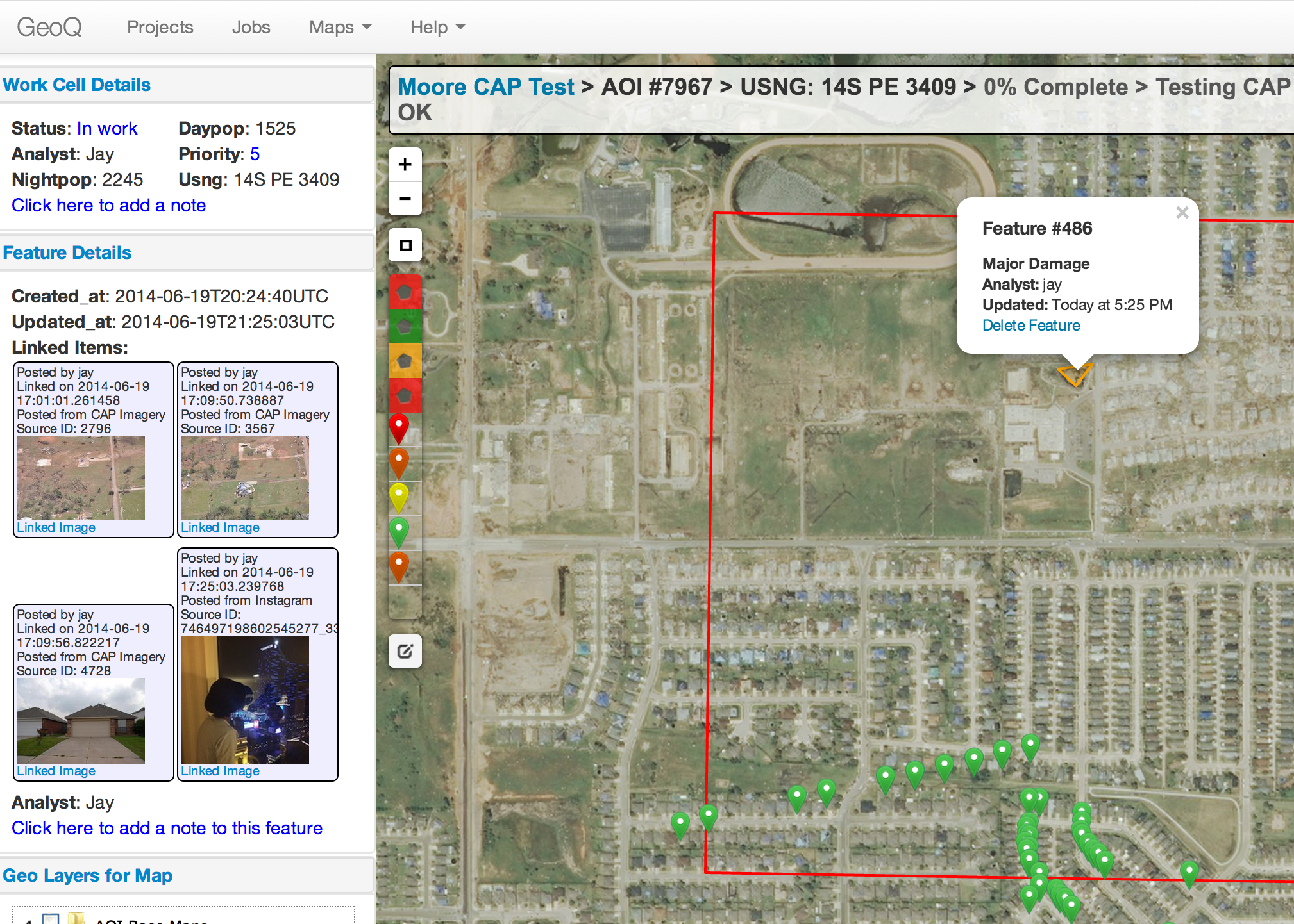 Creating observations and socially tagging them