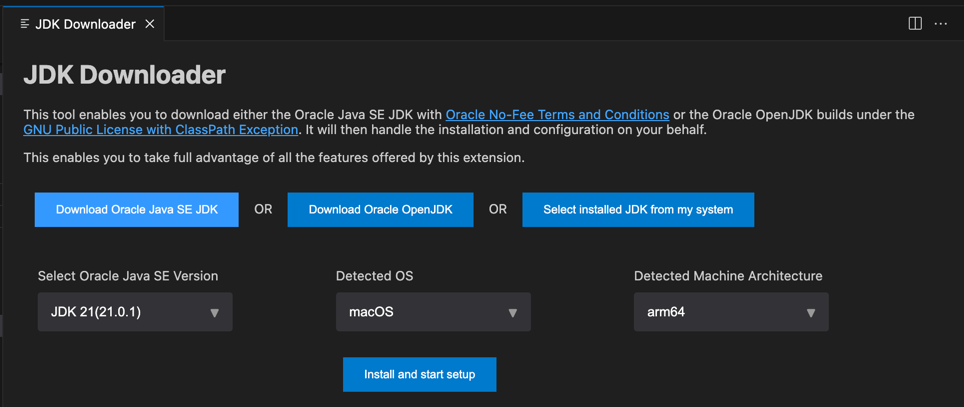 JDK downloader
