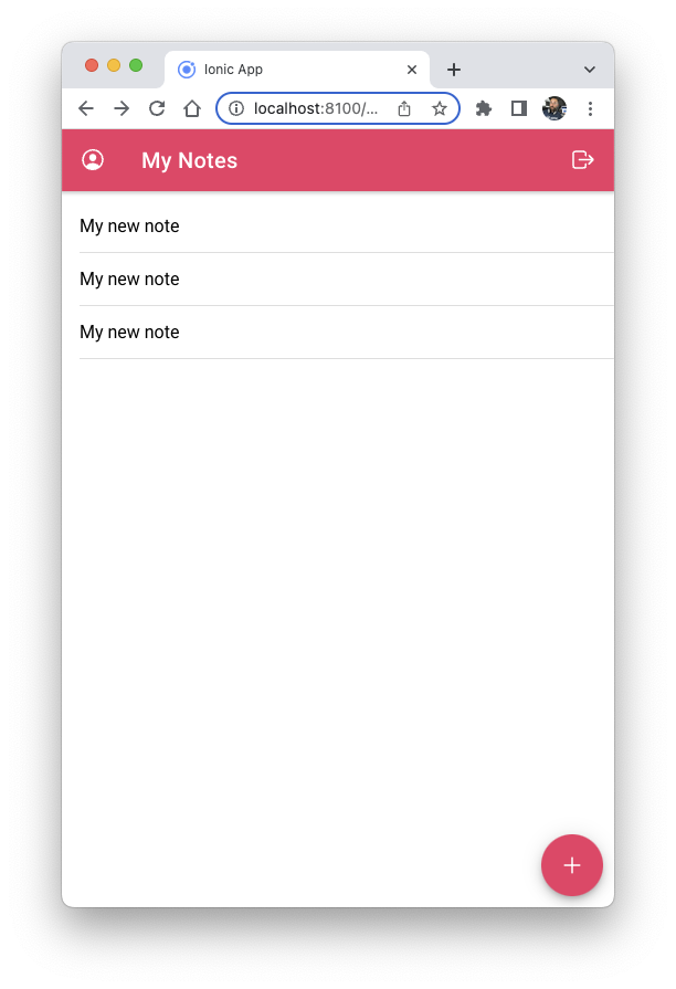 Appwrite notes data