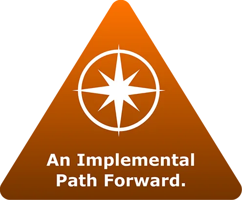 orange An Implemental Path Forward icon