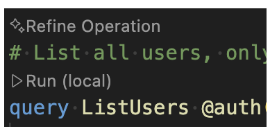CodeLens Generate button for Firebase SQL
Connect