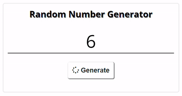 Random Number Generator Output