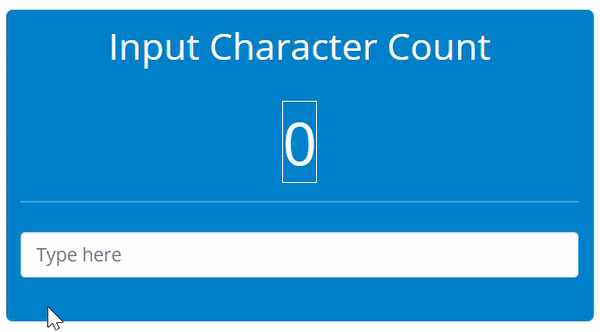 Character Input Output