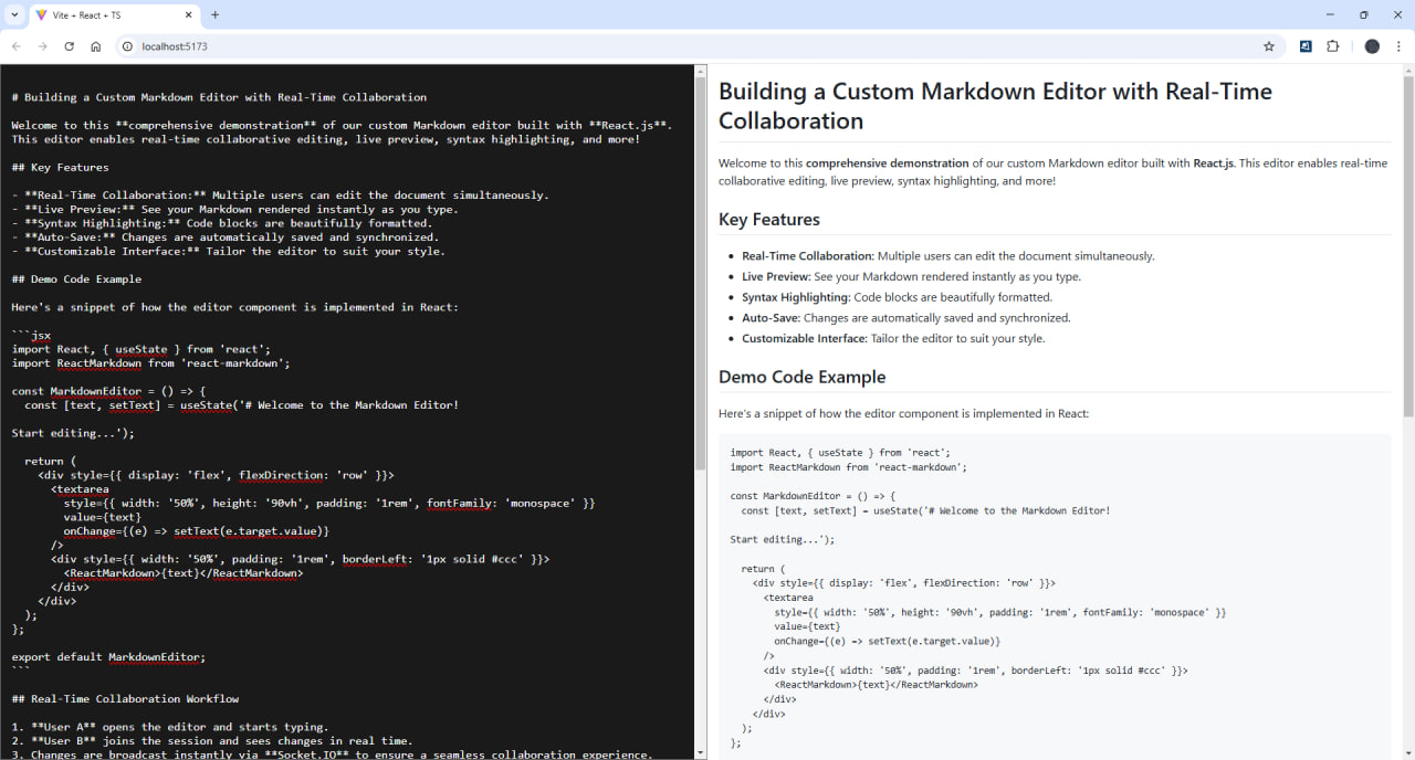 Custom Editor React