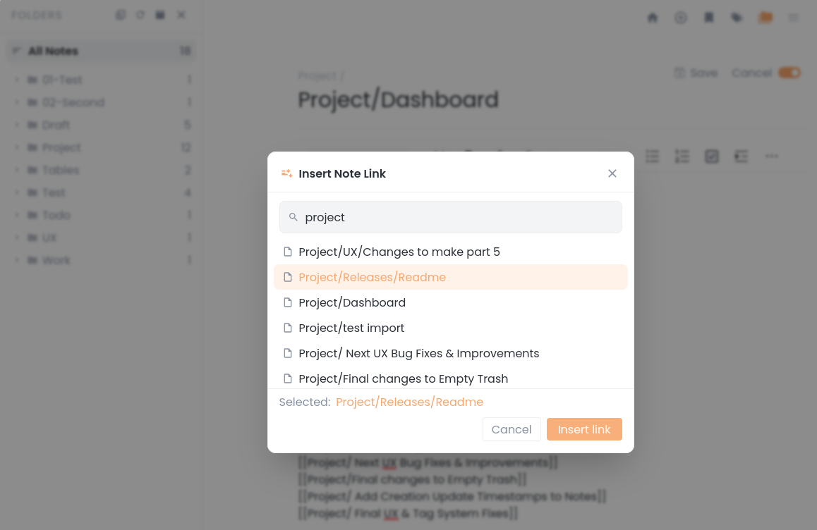 ToastEditor - popup modal