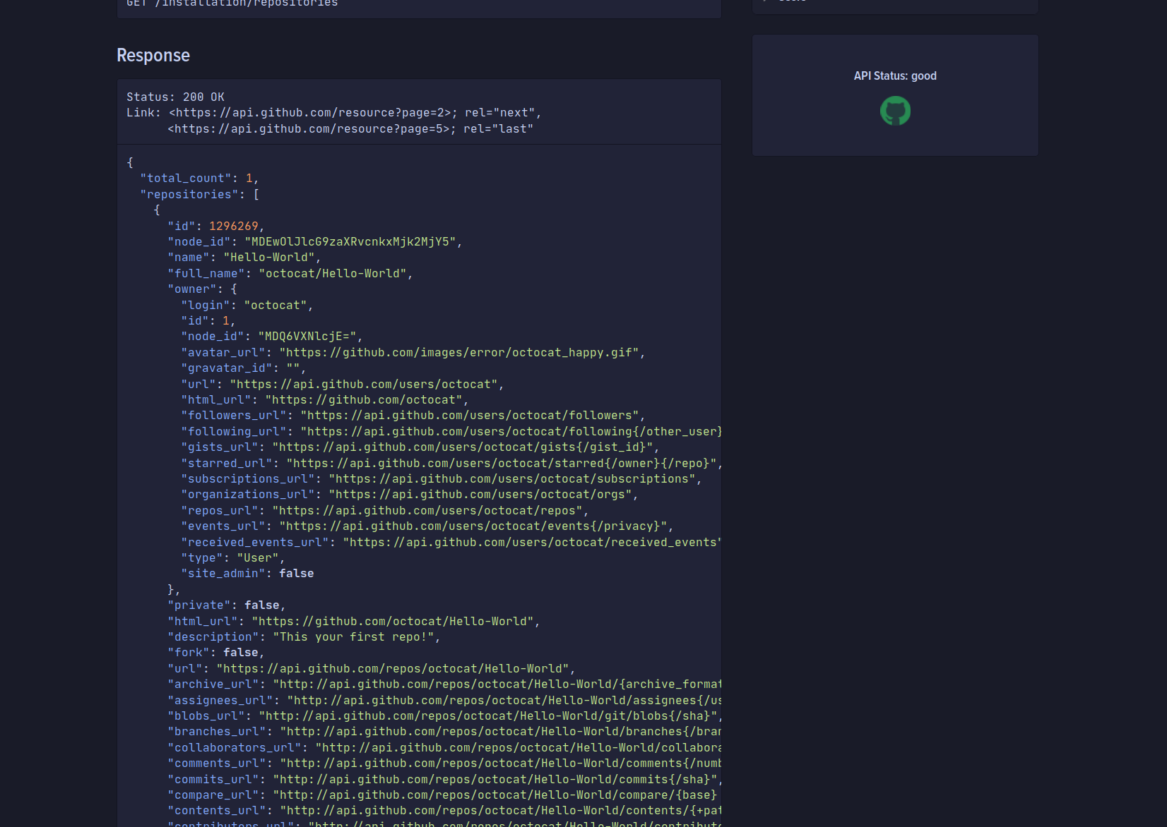 Api Docs