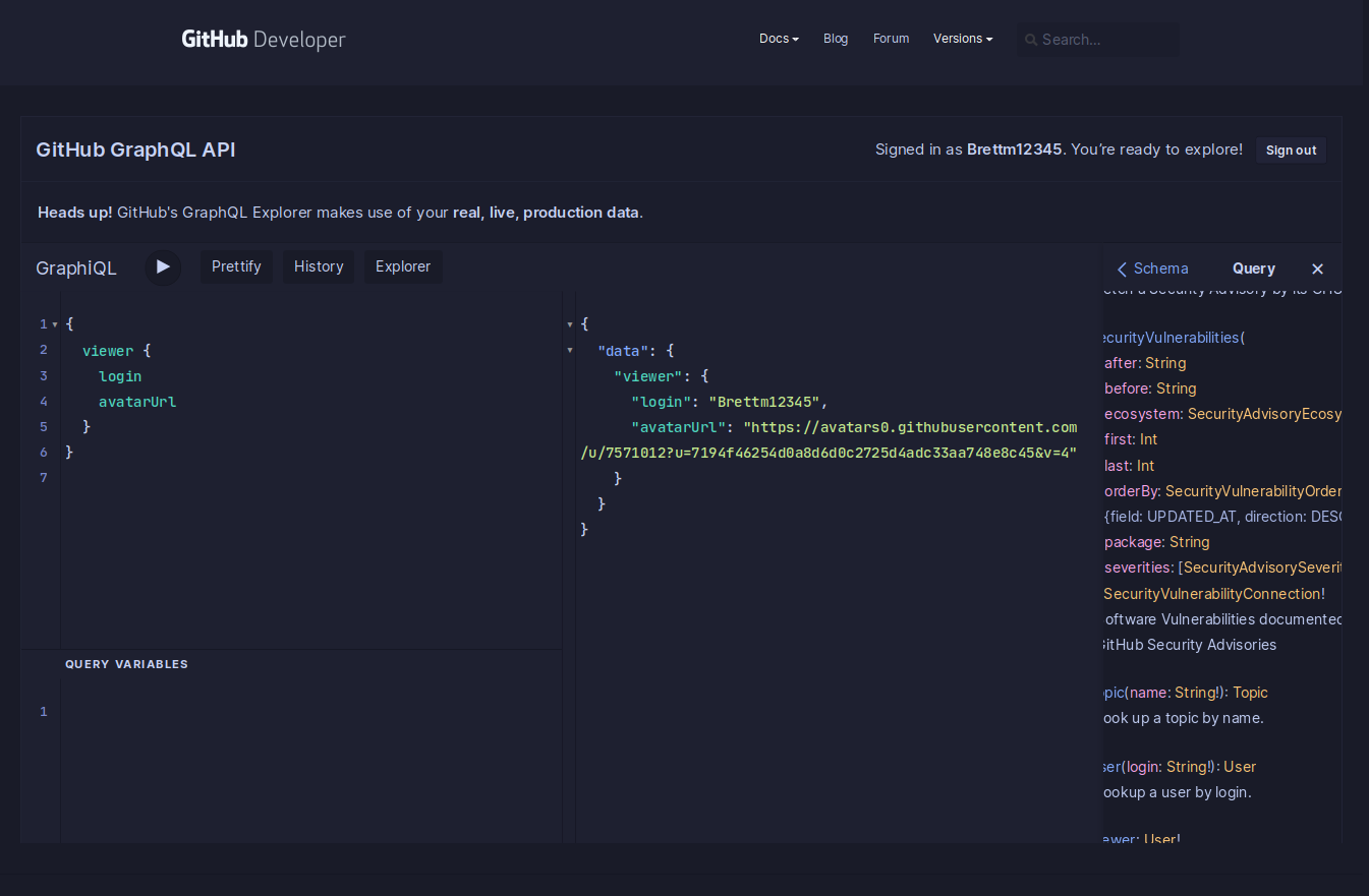 GraphQL Explorer