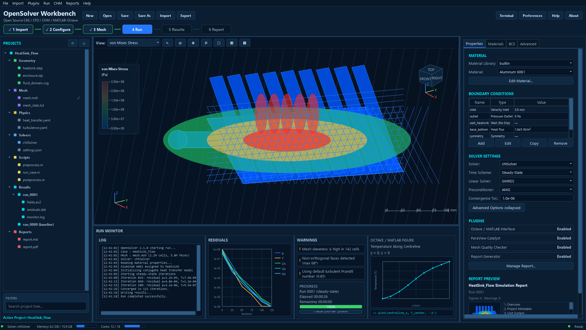 OpenSolver Workbench dark theme