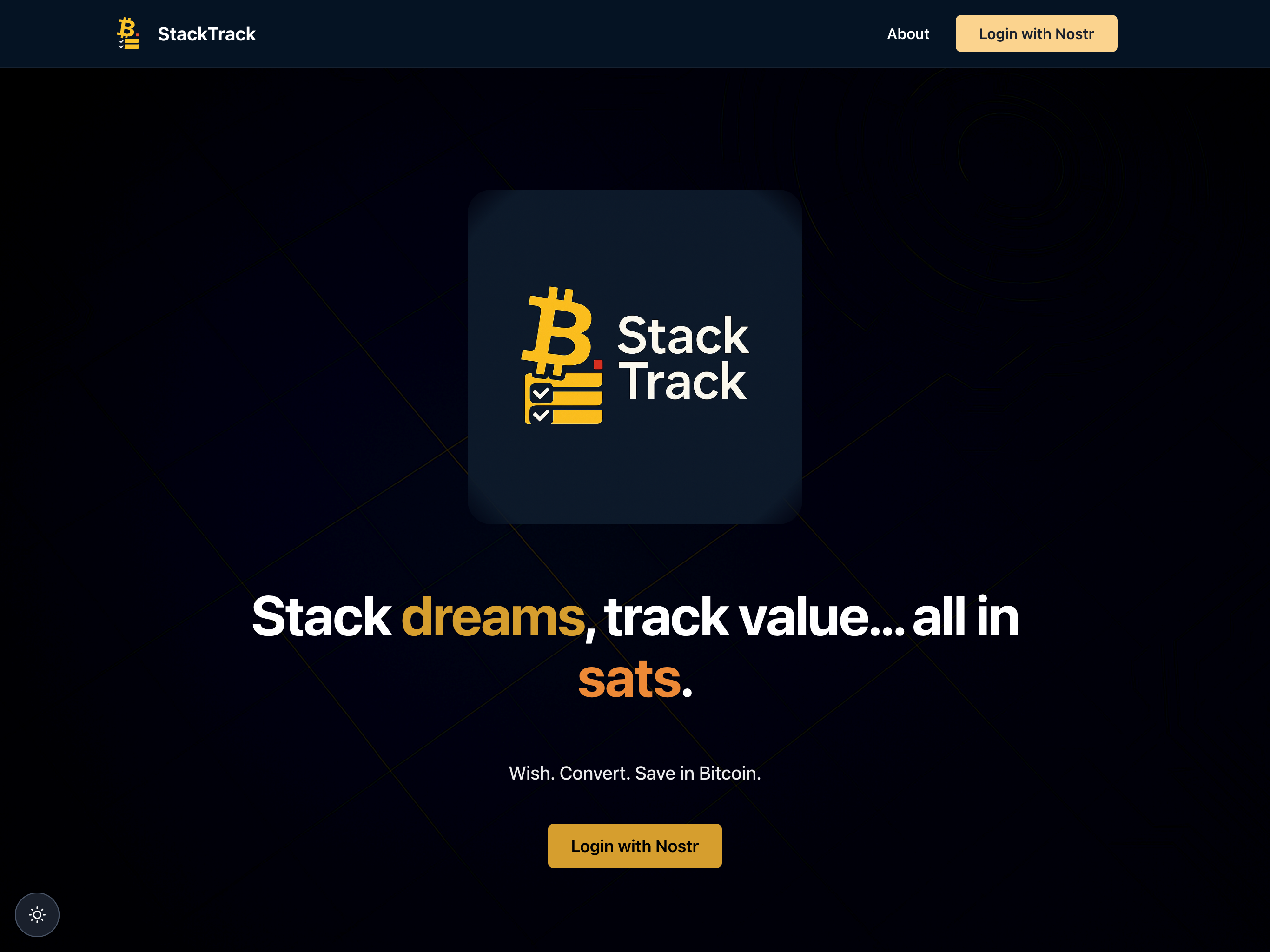 Home Page - Dark Mode