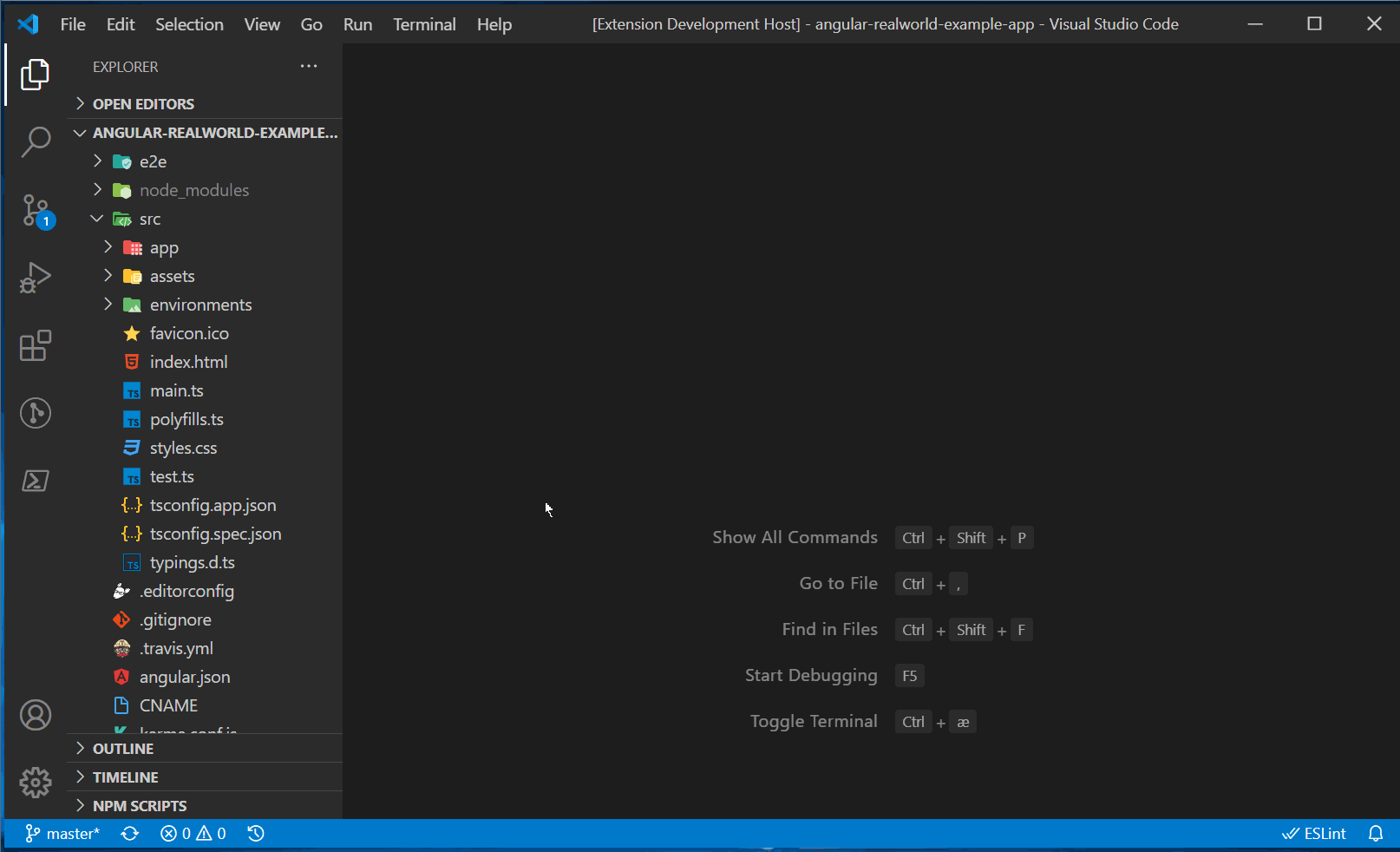 Generate list of packages used in the project