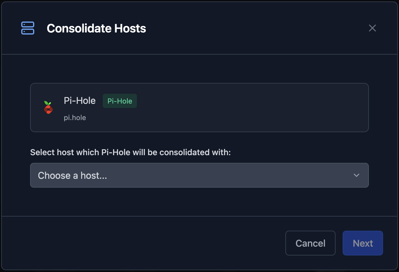 Consolidate Host