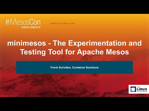 minimesos - The Experimentation and Testing tool for Apache Mesos by Frank