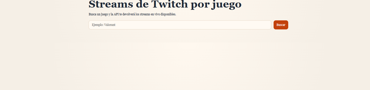 Pantalla principal