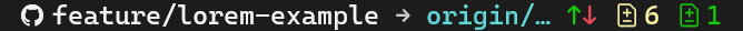 git status - custom 1