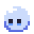 an animated bubble character that I drew myself and it shows