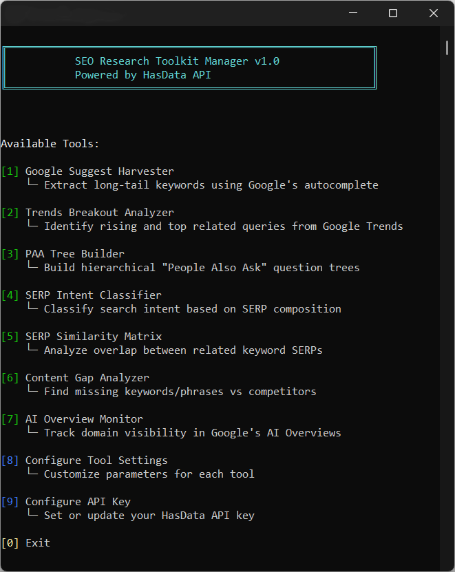 Toolkit Manager