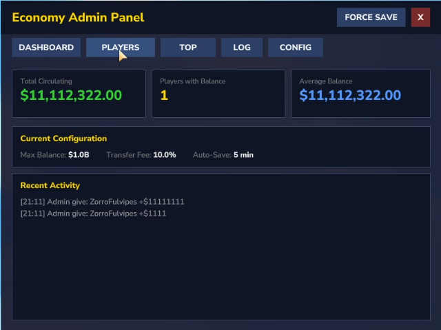Admin Dashboard