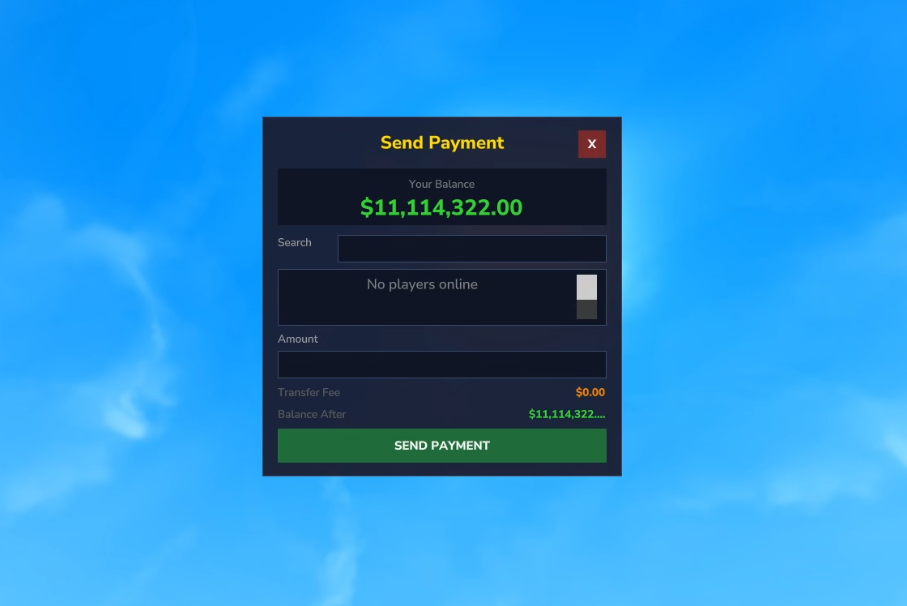 Pay GUI