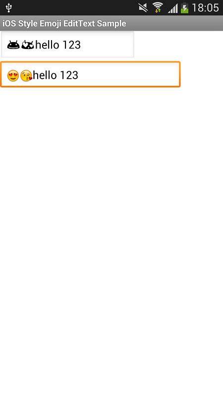 screenshot.png Here is a screenshot from the sample app
