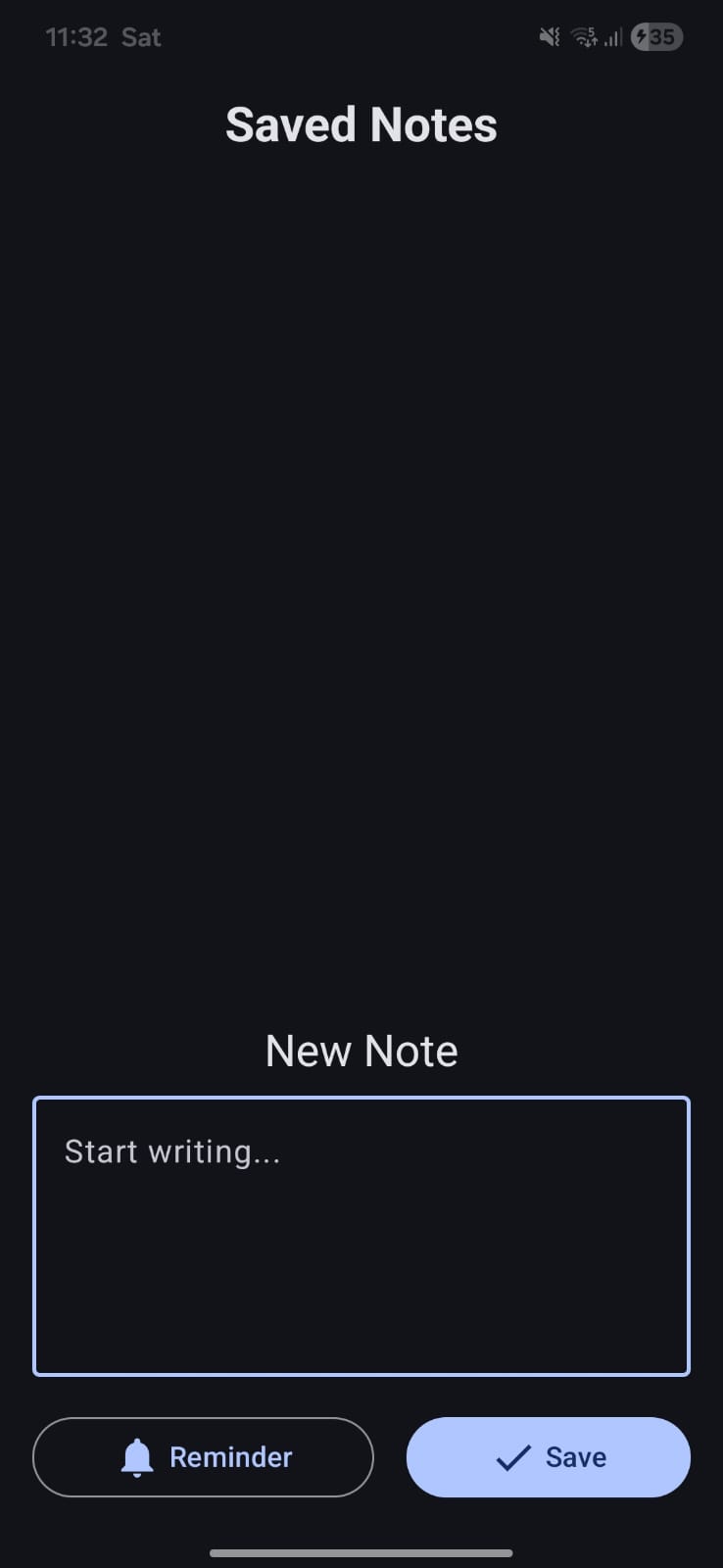 Notes App Screenshot