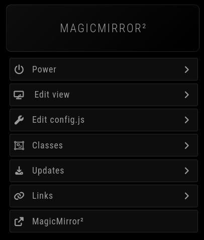 main menu