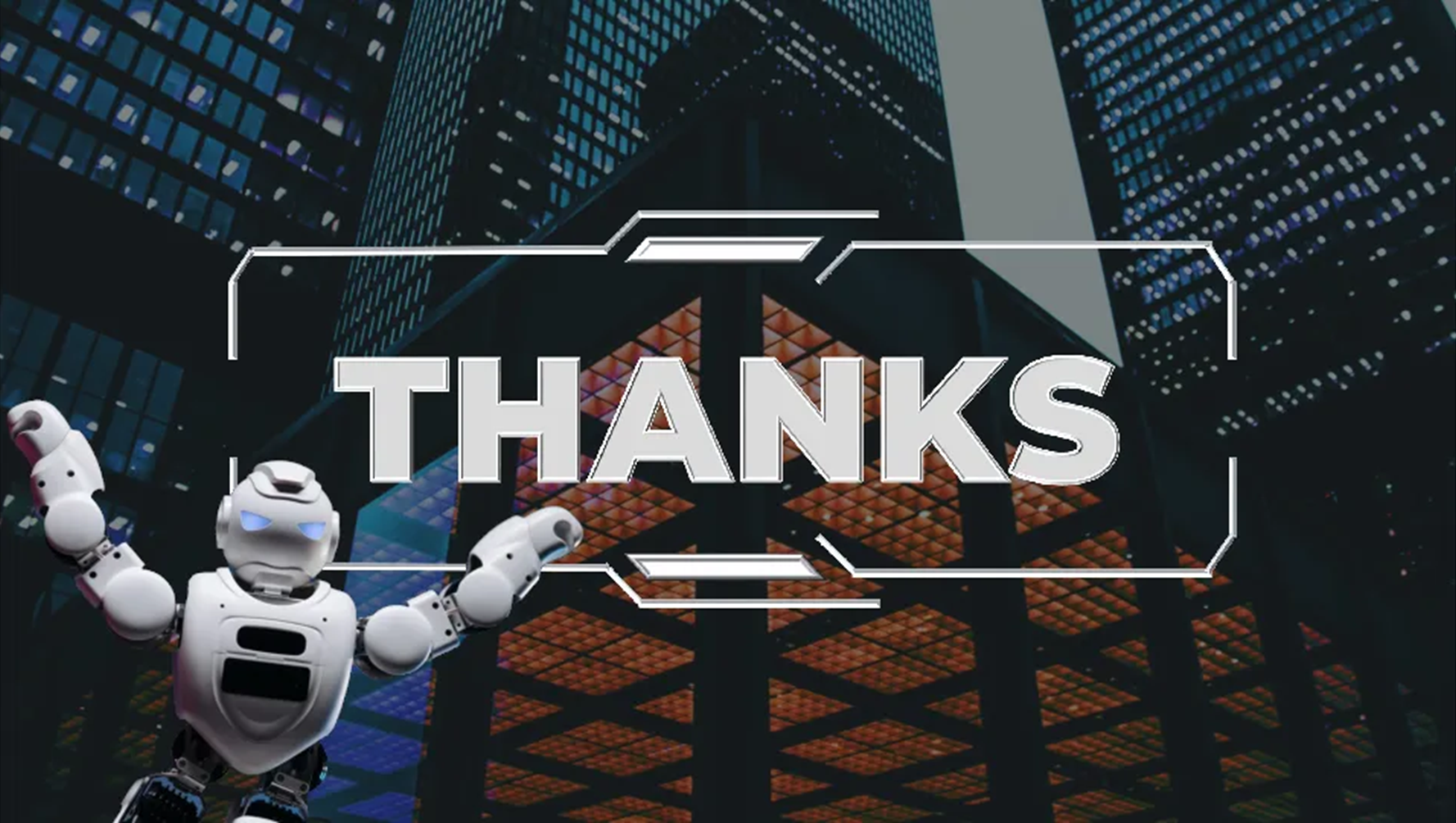 Robot thanking