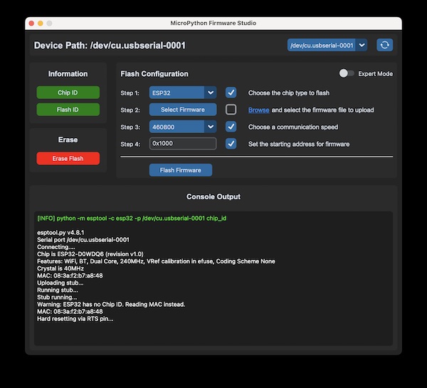 Screenshot macOS