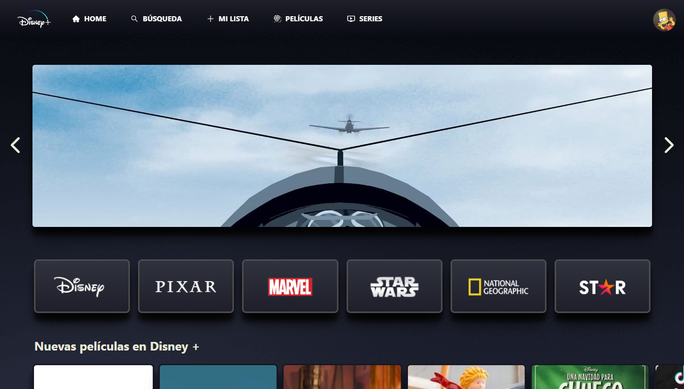 Disney Plus Clone