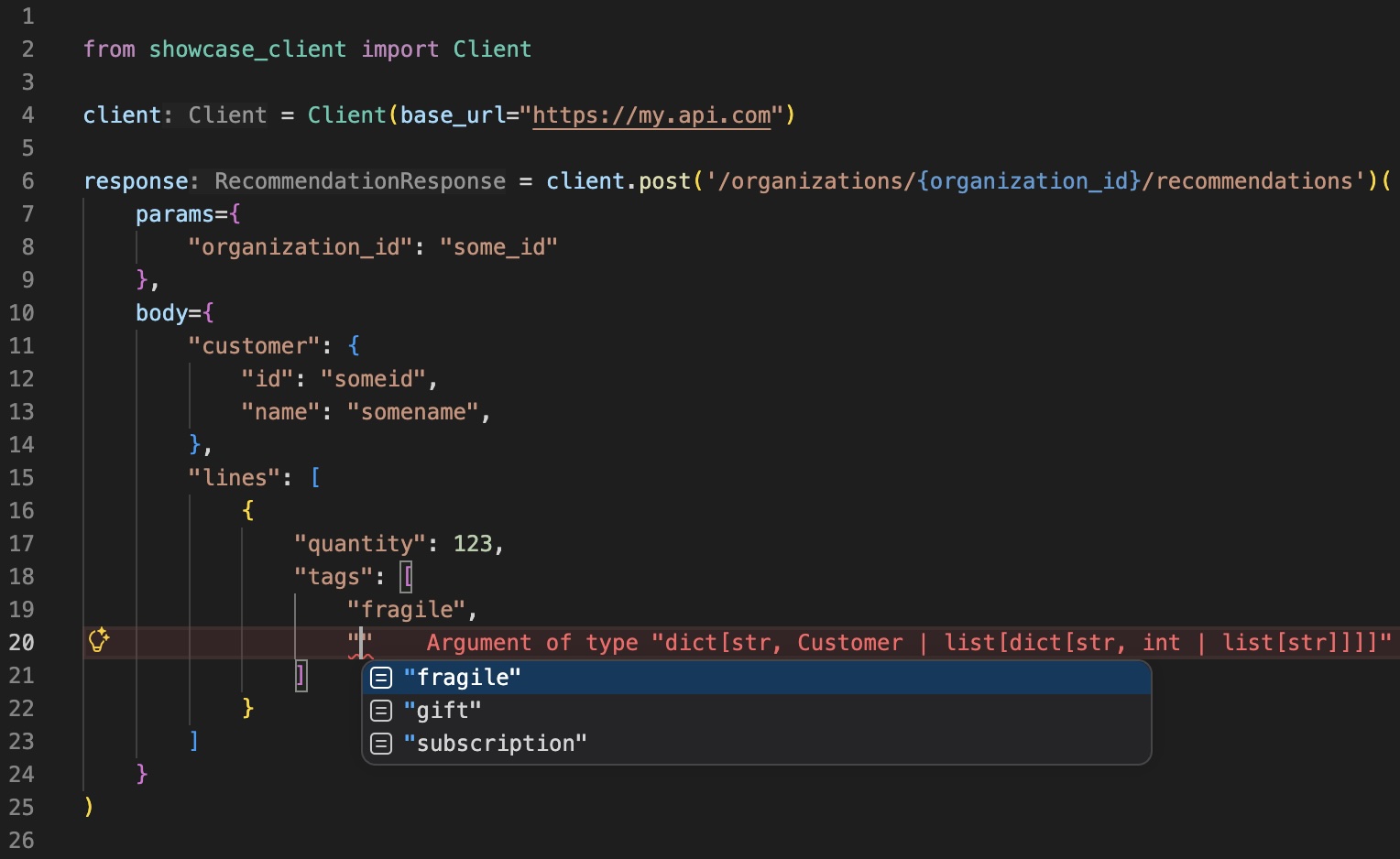 openapi-python demo