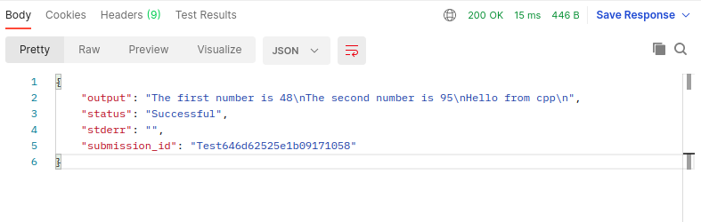 Response Example