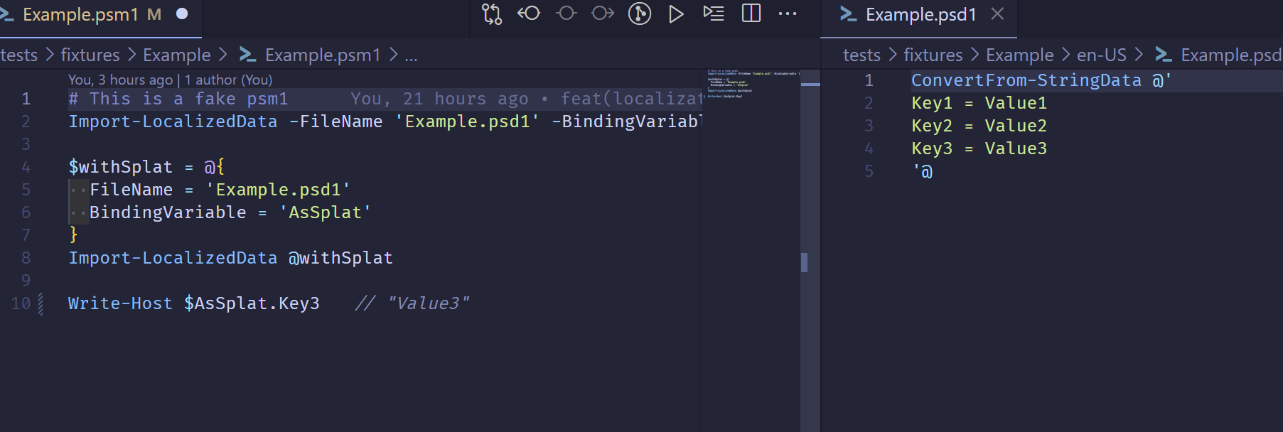 Example showing the inline decorator