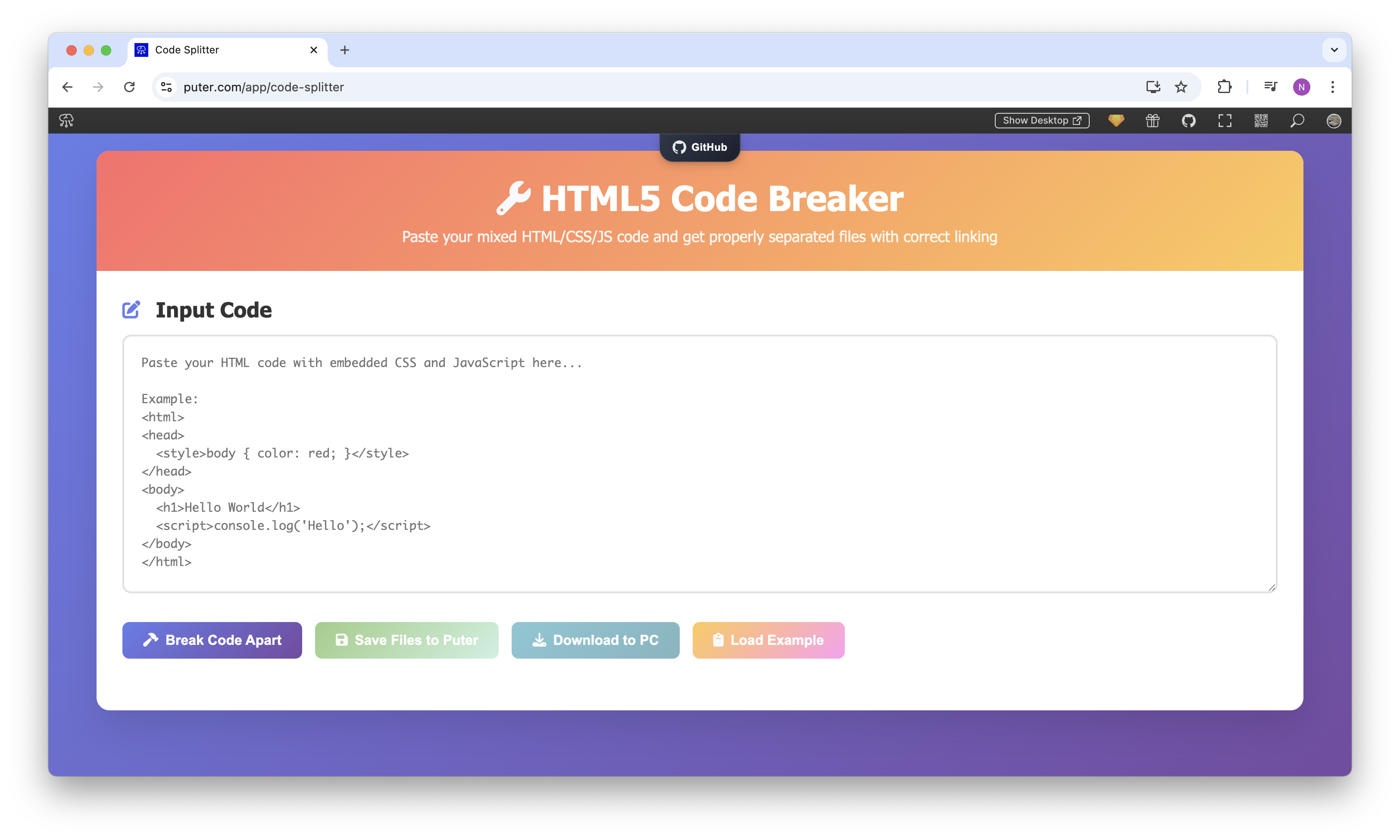 Screenshot