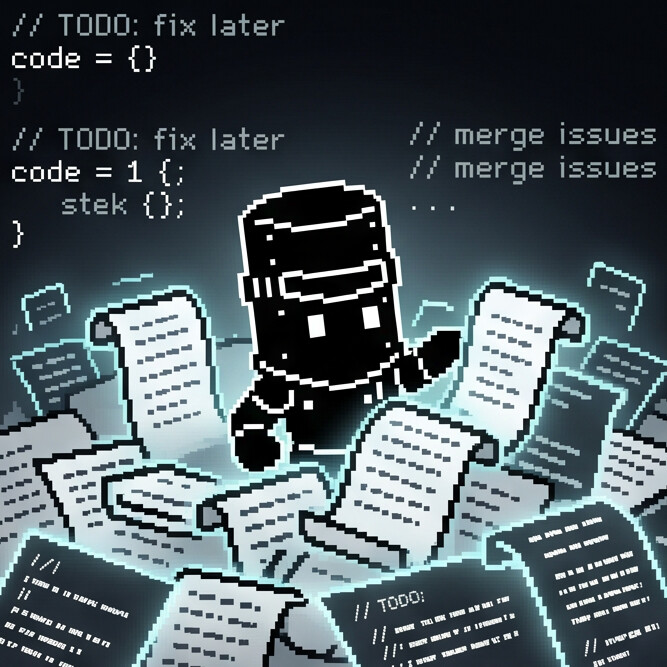 WarBit buried in TODOs and merge conflicts