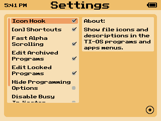 Personalized Settings Personalized Settings