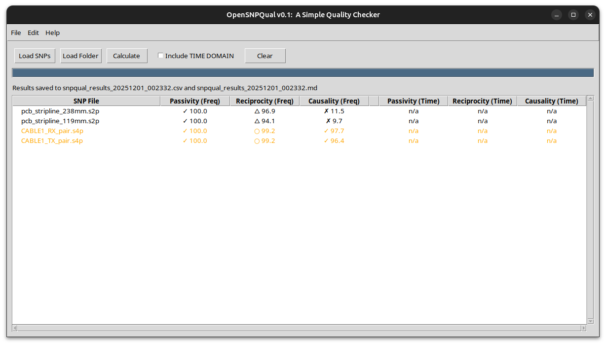 SQualCheck Screenshot GUI