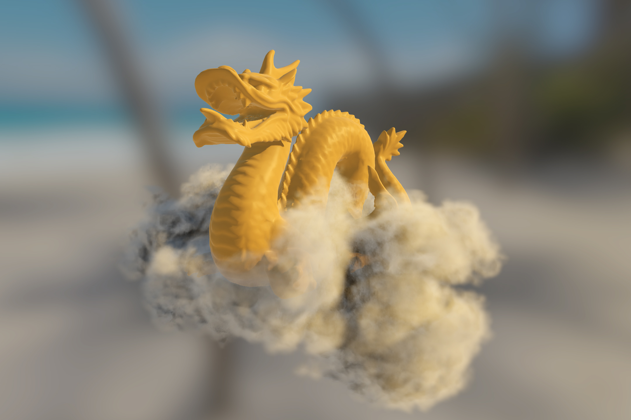 volume rendering result Cloud