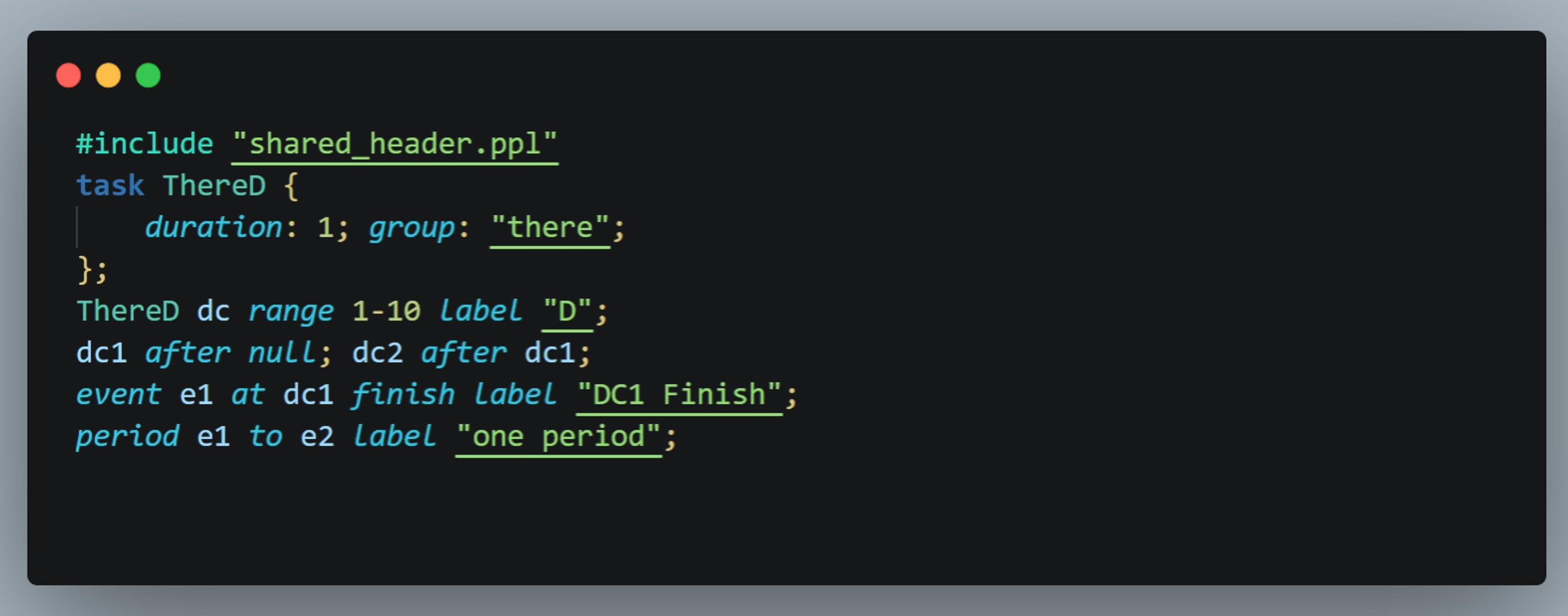 Highlight Example