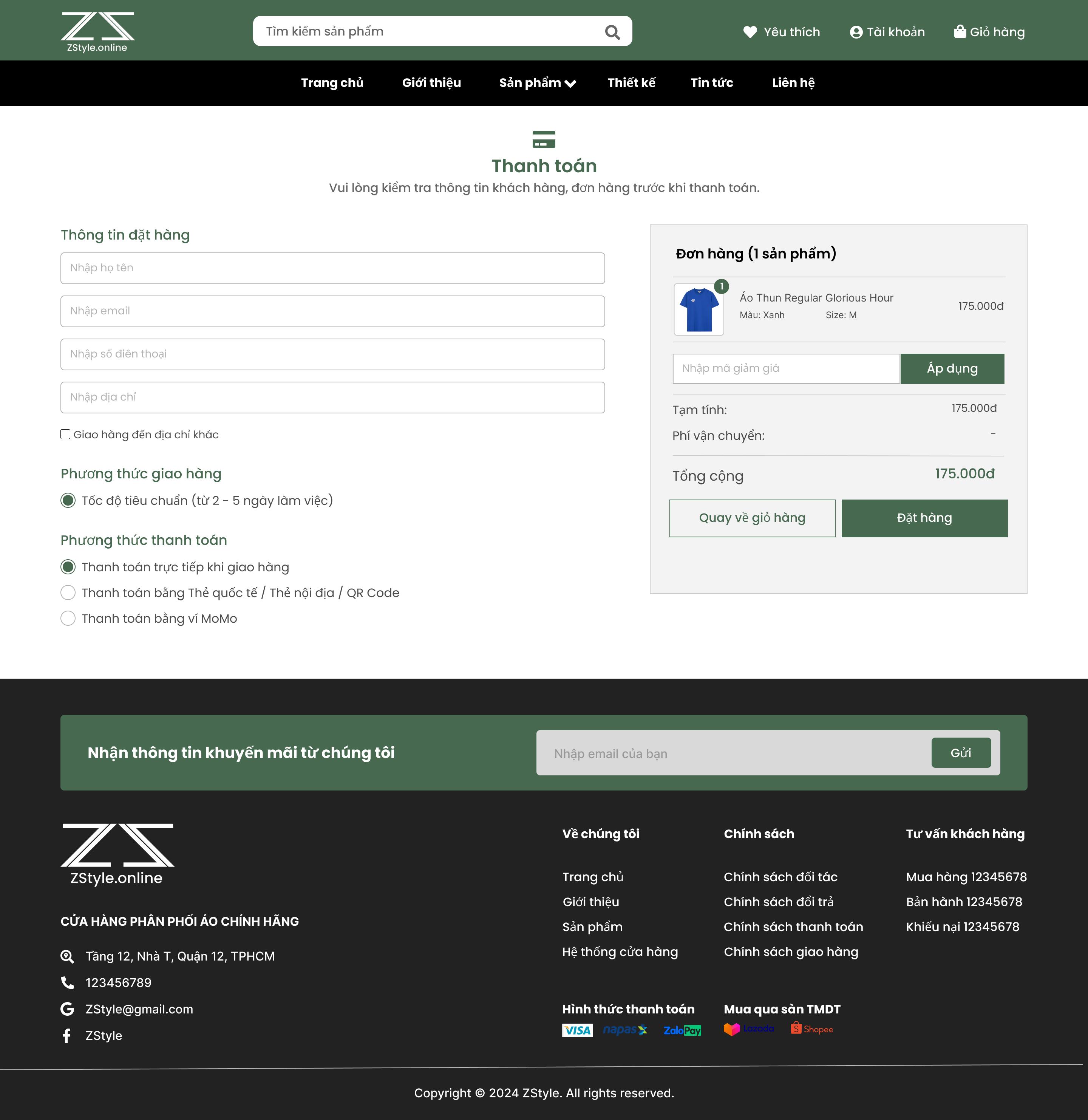 Checkout